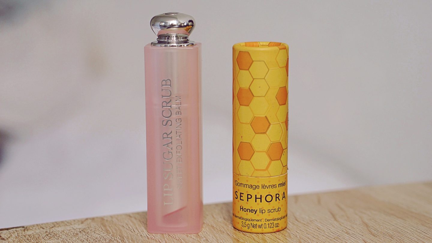 Exfoliants à lèvres : Dior VS Sephora