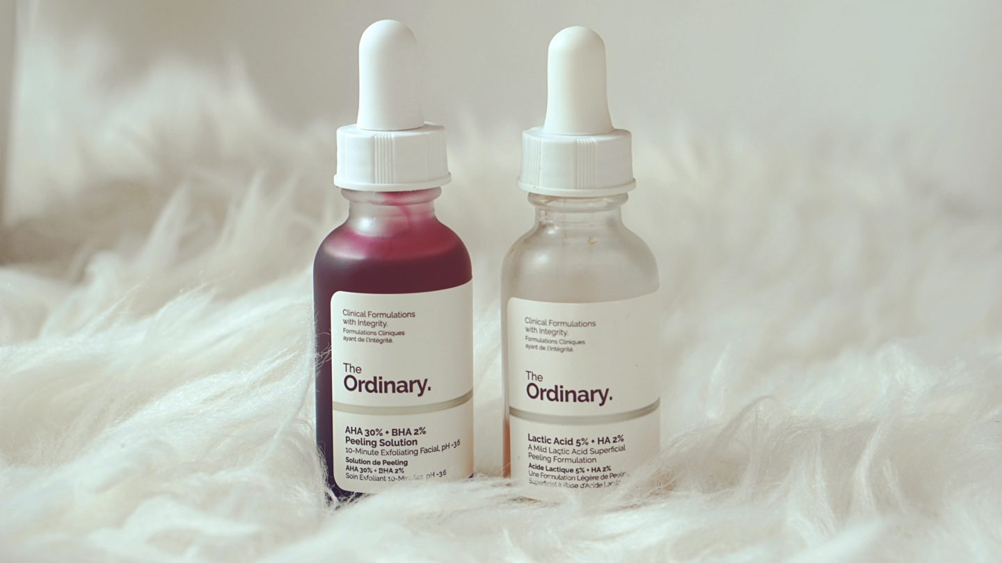 The Ordinary avis de BonjourBlondie peeling lactic acid bha