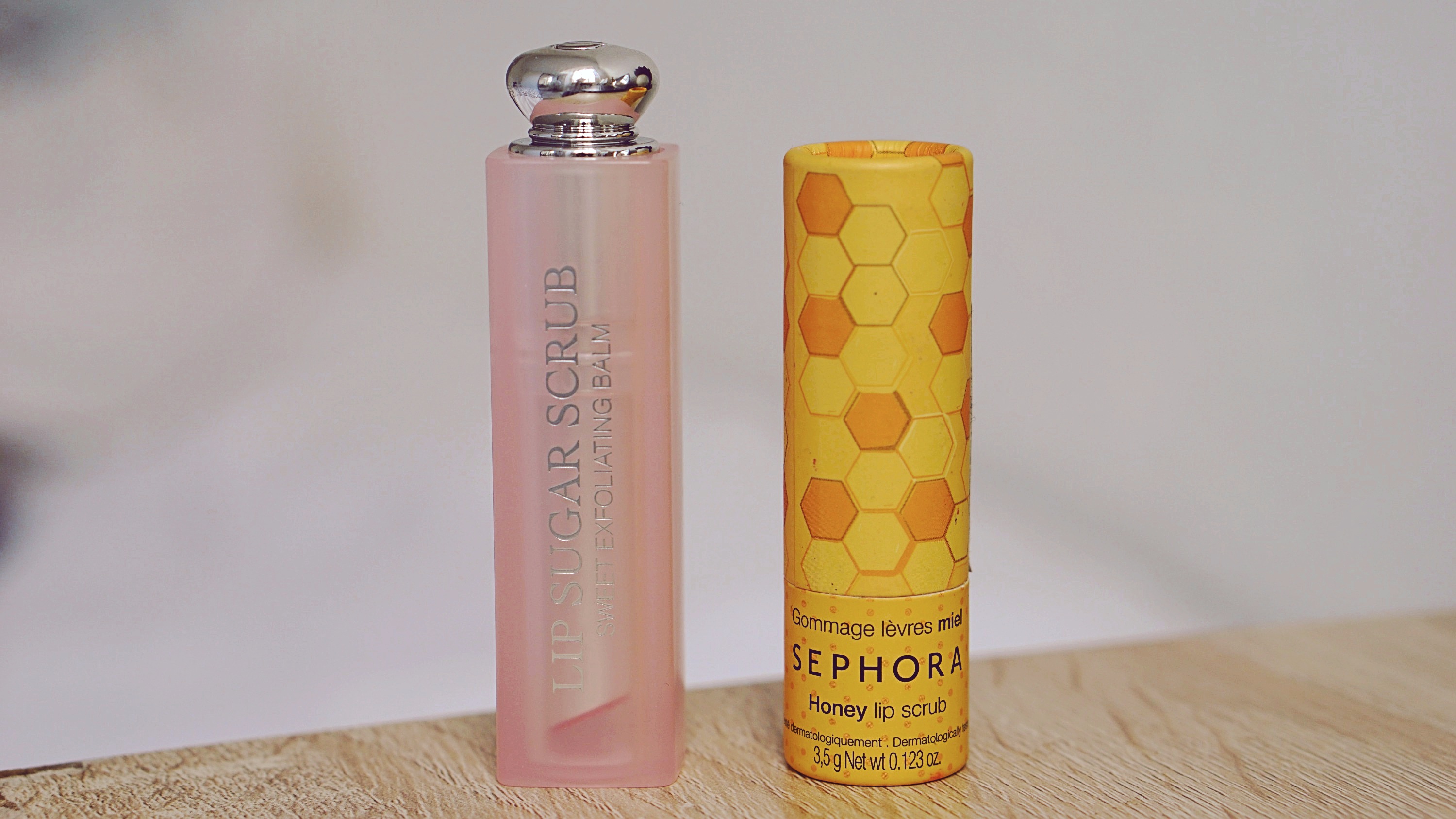 Exfoliants à lèvres Gommage Dior VS Sephora BonjourBlondie