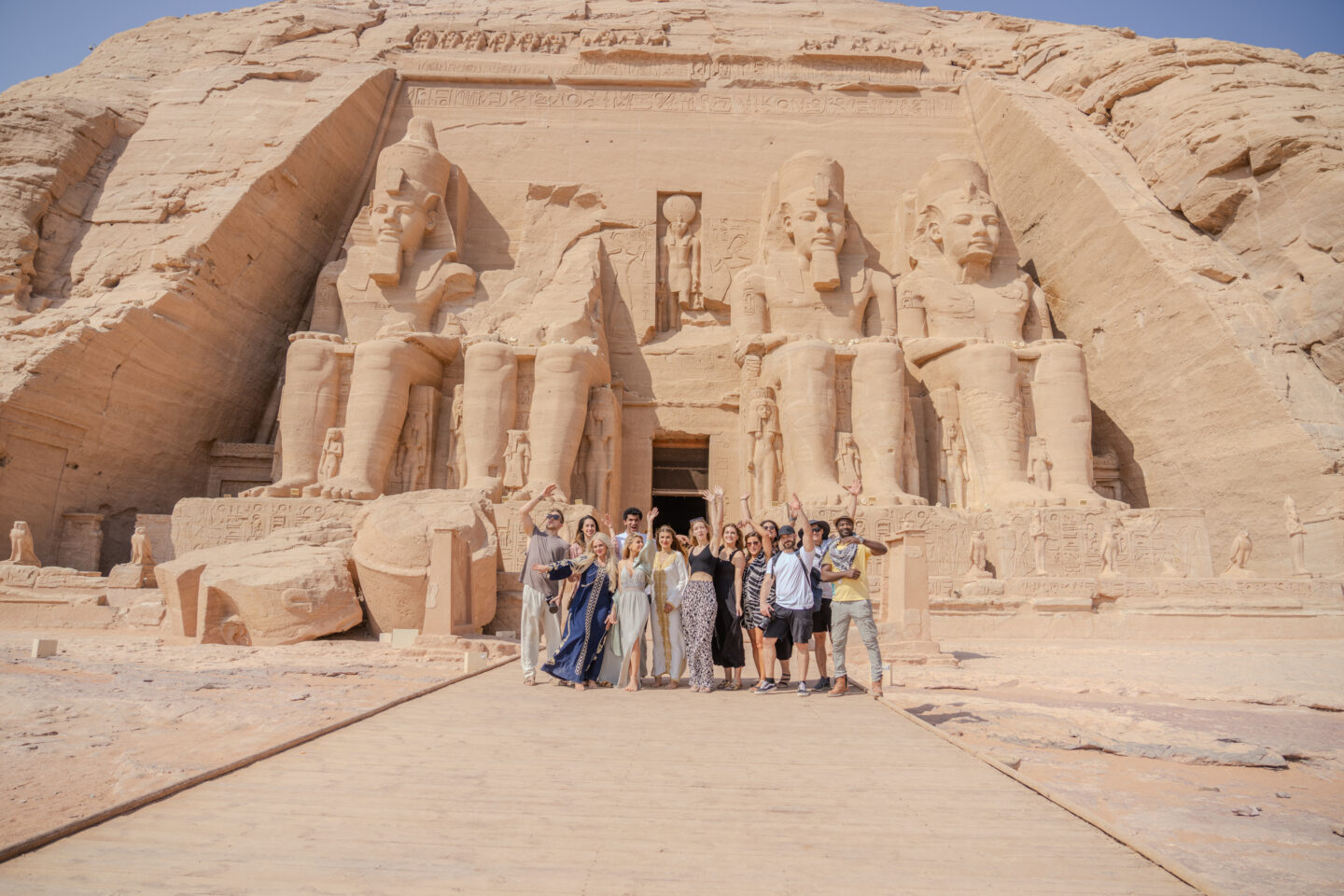 Temple d'abou simbel égypte